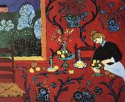 Henri Matisse The Red Room oil painting reproduction